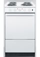 Summit® 20" White Slide-In Electric Range-2