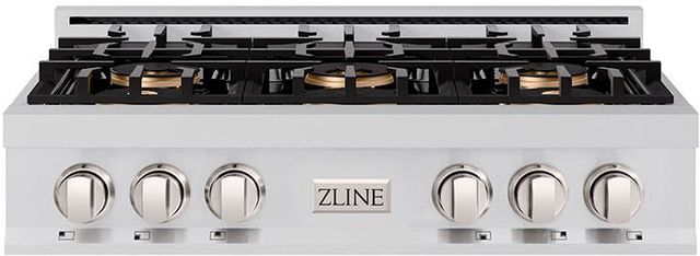 ZLINE Classic 36" Stainless Steel Gas Rangetop-0