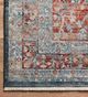 Magnolia Home by Joanna Gaines Elise Navy Red 3'x7' Rug Runner-2