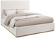 Coaster® Knox Cream Queen Upholstered Panel Bed -0
