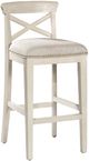 HH2 Home Bayview 2-Piece White Wirebrush Counter Stools-0