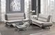 Mazin Furniture Veloce Beige/Gray Coffee Table-2