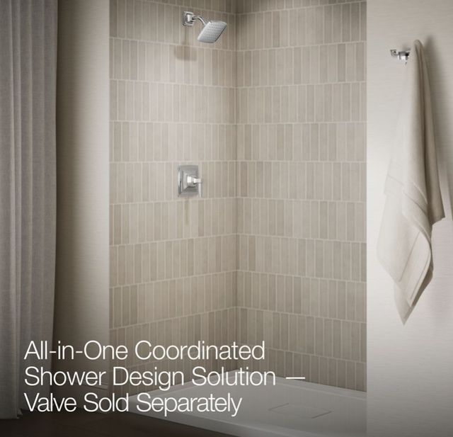 KOHLER® Riff® Rite-Temp® Polished Chrome 2.5 GPM Shower Trim Kit-4