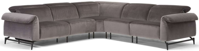 Natuzzi Editions Leggiadro 4-Piece Power Reclining Sectional-0