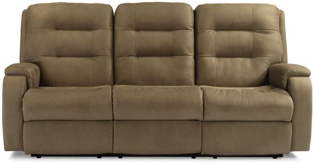 Flexsteel® Arlo Fossil Reclining Sofa-1