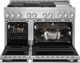 JennAir® NOIR™ 48" Stainless Steel Pro Style Gas Range-3