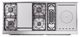Ilve® Nostalgie II Noblesse 60'' Glossy Black Pro Style Dual Fuel Range with Chrome Trim-4