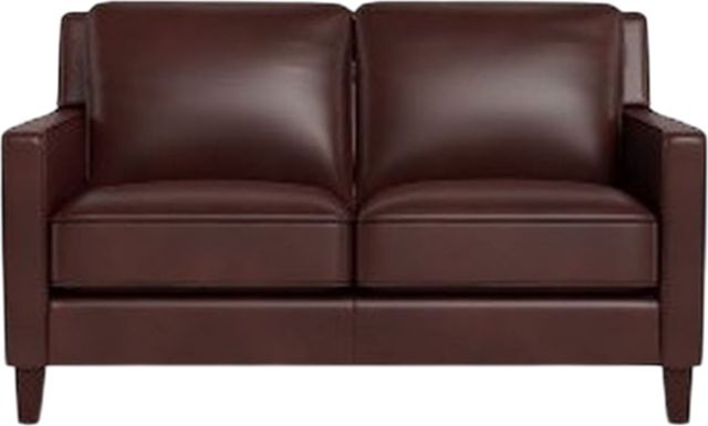 Aurora Furniture Ashby Chestnut Stationary Loveseat -0