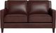 Aurora Furniture Ashby Chestnut Stationary Loveseat -0