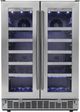 Silhouette® Napa 24” Stainless Steel Wine Cooler-0