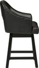 Signature Design by Ashley® Tallenger Black/Dark Brown Swivel Barstool-2