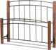Leggett & Platt® Benson 2 Piece Black King Headboard Set-0