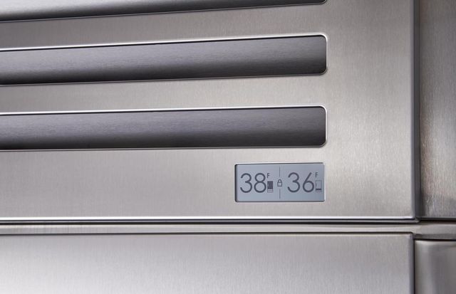 Sub-Zero® PRO Series 36" 22.7 Cu. Ft. Stainless Steel Frame Built-In Bottom Freezer Refrigerator-3