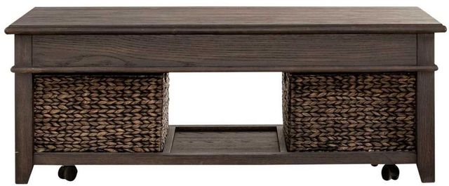 Liberty Furniture Mill Creek Peppercorn Lift Top Cocktail Table-3