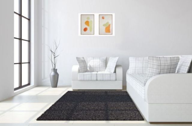 Classy Art 2-Piece 35" Hand Painted Textured Wall Art Set-2