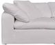 Moe's Home Collection Clay 3-Piece Cream White Modular Sectional Sofa-4