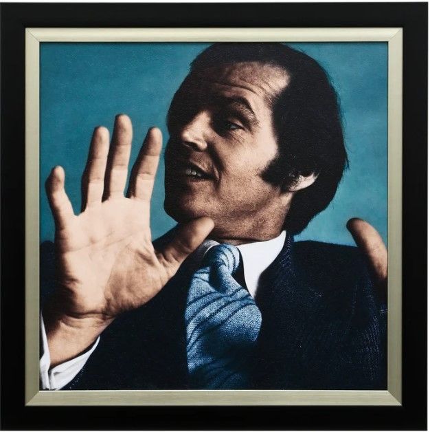 Stylecraft Jack Nicholson Teal Multi-Colored Wall Art-0