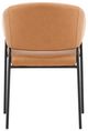 Dovetail Furniture Cathey 2-Piece Black/Camel Dining Chair Set-3