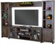 Sunny Designs™ Homestead Tobacco Leaf Entertainment Wall-1