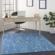 Nourison Home™ Grafix Light Blue 5'x7' Area Rug-1