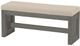Crate Designs™ Furniture Graphite Upholstered Bench-0