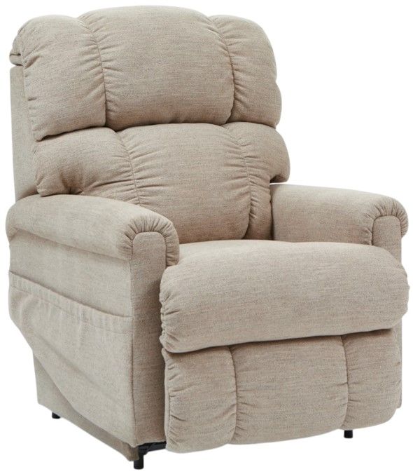 La-Z-Boy® Pinnacle Platinum Camel Power Lift Recliner with Headrest and Lumbar-0