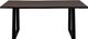 Porter International Designs Manzanita Midnight Dining Table with Black Trapezoid Base-1