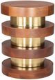 Zuo® Modern Marigot Brown/Gold Side Table-1