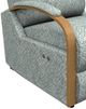 Best® Home Furnishings Customizable Kinetix Power Space Saver Recliner with Honey Birch Legs-4