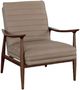 Bassett® Furniture Ellis Leather Beige Accent Chair-0