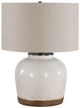 Uttermost® Jarret Glaze White Table Lamp-0