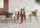 VIG Furniture Modrest Seguin Glass/Walnut Dining Table-2