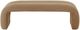 TOV Furniture Leigh Taupe Channeled Bench-3