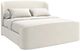 Caracole® Soft Embrace Caracole Classic Ivory Upholstered Queen Panel Bed-0