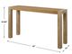Uttermost® Bentley Grasscloth Console Table-2
