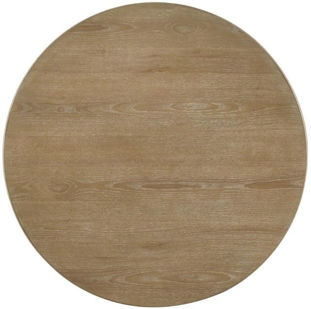 Coaster® Adina Distressed Light Brown Round Coffee Table-4