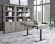 aspenhome® Platinum Gray Linen 60" Lift Desk-4