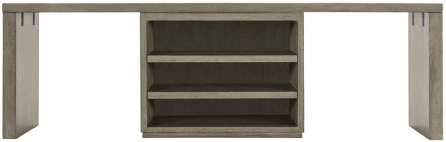 Hooker® Furniture Linville Falls Mink 96" Desk with Open Desk Cabinet-1