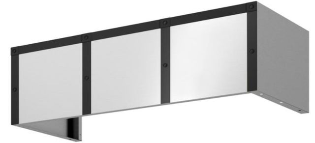 Zephyr Designer Collection 36'' x 12'' Matte Black Duct Cover Banding Kit -0