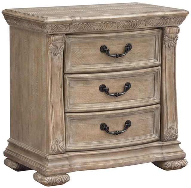 Magnussen Home® Marisol Fawn 3-Drawer Nightstand-0