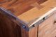 International Furniture Direct Parota Brown Chair Side Table-3