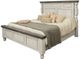 International Furniture Stone Wood 4 Piece Queen Bed Set-3