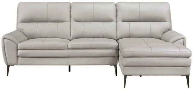 Homelegance® Essex 2-Piece Gray Right-Arm Facing Sectional and Chaise-2