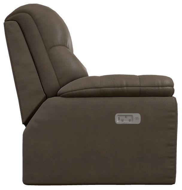 La-Z-Boy® Morrison Mink Power Reclining Loveseat with Headrest and Lumbar-2