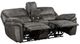 Homelegance® Proctor Gray Power Double Reclining Loveseat with Center Console-3
