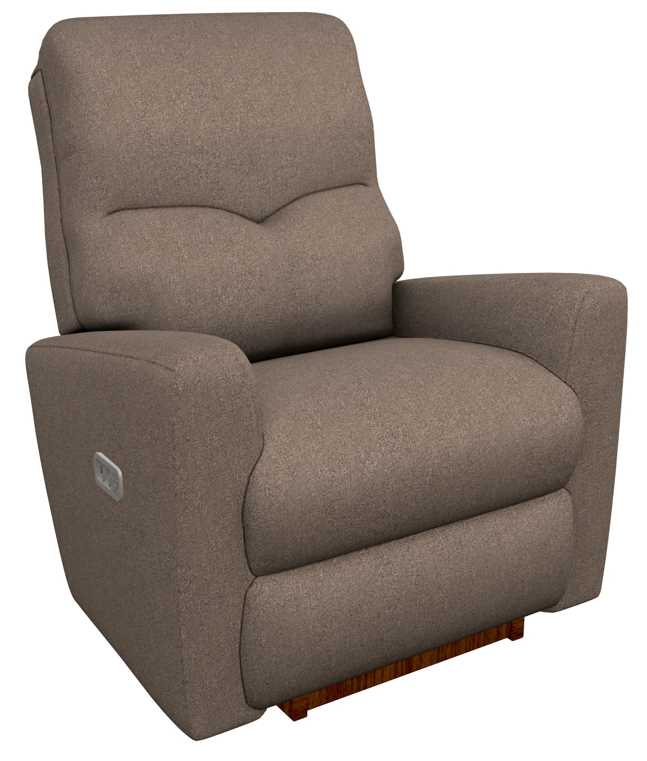 La Z Boy Hawthorn Mocha Power Rocking Recliner with Headrest and Lumbar Great Rooms Furniture and Mattresses
