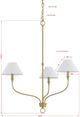 Forty West Jenner Gold Chandelier-1
