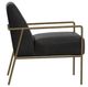 International Furniture Direct Aragon Gold/Licorice Chair-2