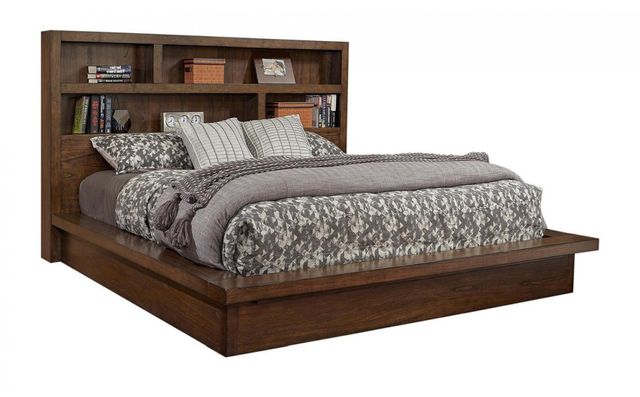 aspenhome® Modern Loft Brownstone Queen Bed-0