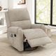Northfield Living Oatmeal Manual Swivel Rocker Recliner-2